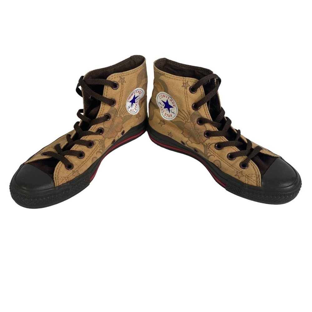 Converse Chuck Taylor All Star Sailor Jerry Tattoo Tan Sneakers Men 5 Women 7